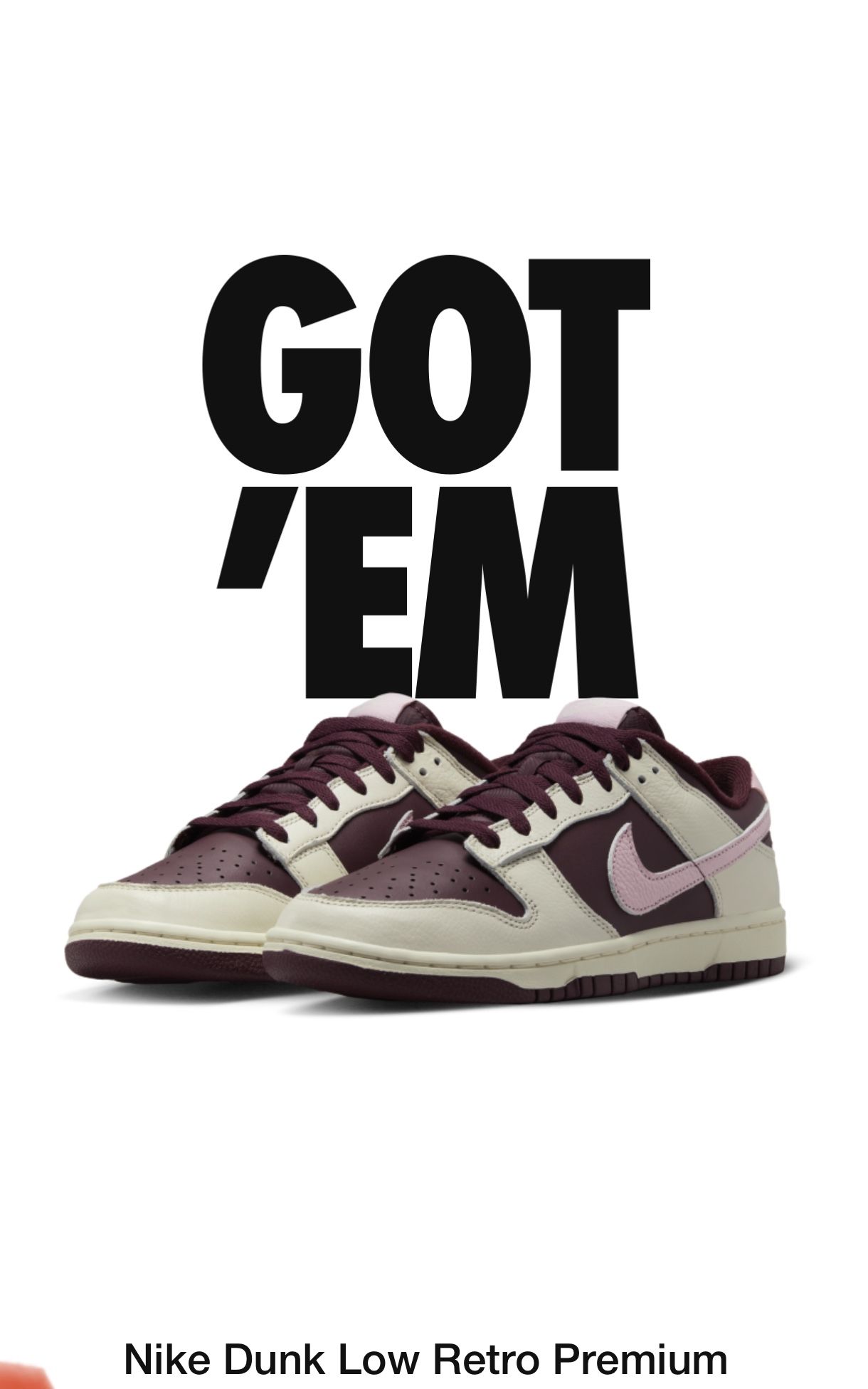 Nike Dunk Low Valentines