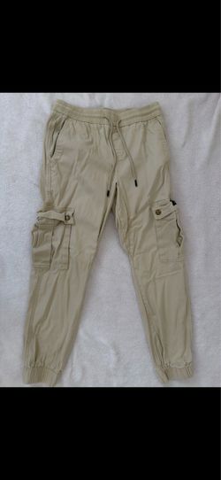 WESC cargo white pants