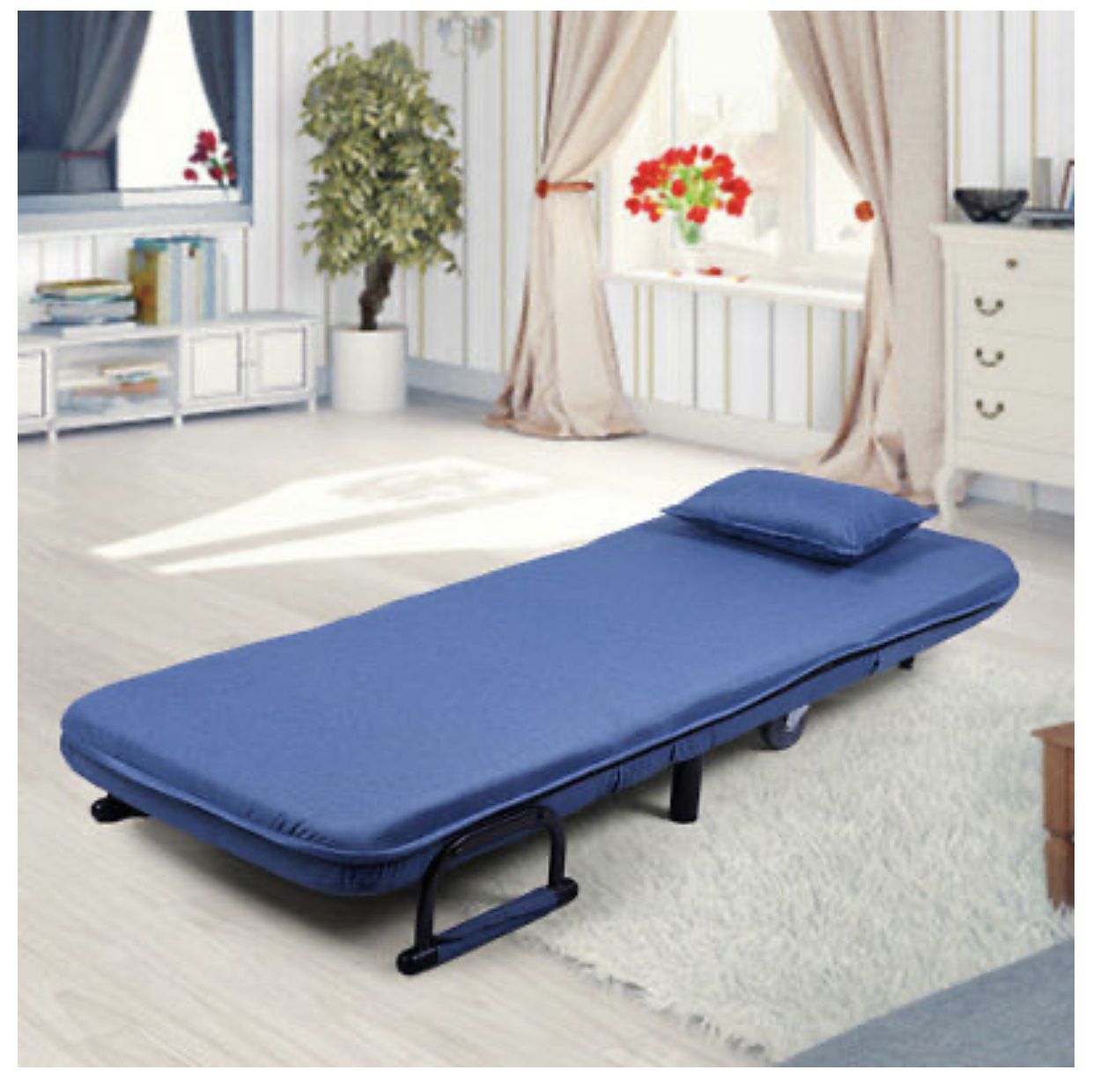 Sofa Bed Folding Arm Chair Width Convertible Sleeper Recliner Lounge New
