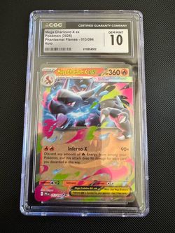 Pokémon Mega Charizard X ex 013/094 CGC 10 Gem Mint