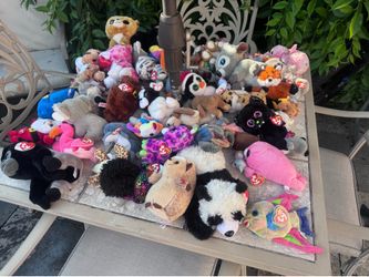 Assorted Large Ty Beanie Babies Collection