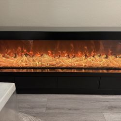 LED/ Fireplace With Bluetooth More Than 5 Color In The Fire 