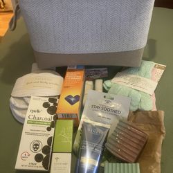 Bin Full of Skincare and Health Products