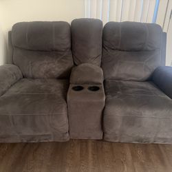 Gray Reclining Couches