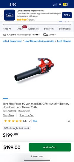Battery Blower New Used Once