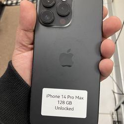 iPhone 14 Pro Max 128GB Unlocked Cash or $50 Down