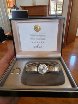 Omega gold watch