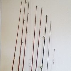 Fishing Rods $5 Each Or $25 For All 8