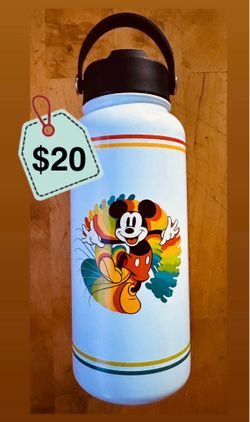 NEW Mickey Stainless Steel Water Bottle