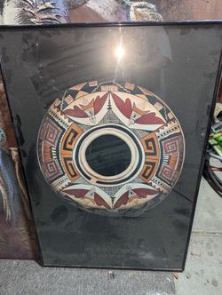 Patricia Dobson Hopi Art Framed Print Vintage 1982