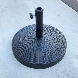 Brand New $45 Heavy Patio Umbrella Base 20” Round Stand Outdoor Garden Market, Weight 55lbs