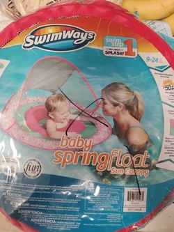Baby spring float sun canopy