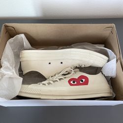 Comme De Garçons Converse Chuck Taylor Heart Play 8.5 10.5