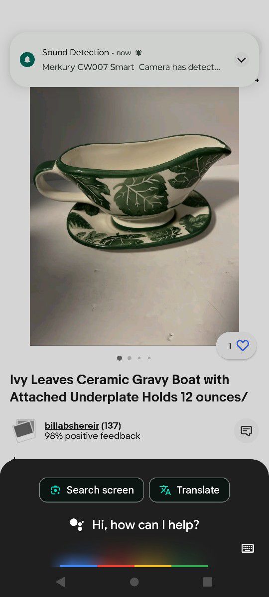 Vintage Gravy Boat 
