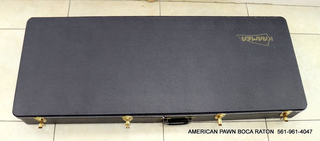 Kramer Ferrington Acoustic-Electric Bass Guitar Cherry Sunburst w/OHSC AS IS FOR RESTORATION