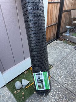 Black Plastic Safety Fencing Roll