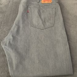 Grey Levi 501s