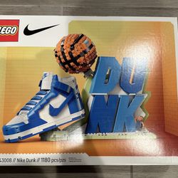 Nike Dunk x LEGO® Set 43008 Limited Buildable Sneaker Collab (New and In-Hand)