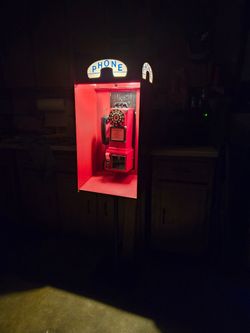 Public Pay Phone Station and stand