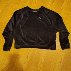 Victoria's Secret Velour Crewneck Sweater 