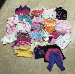 Huge lot of girls newborn to 3/6 months