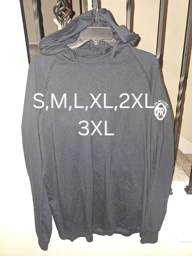 PLANT LYFE FRC BLACK HOODIE PULL OVER SHIRTS