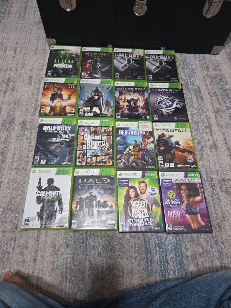 Xbox 360 Game Lot