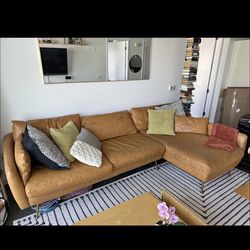 Albany Park Vegan Leather Sectional Sofa