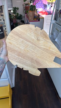 Millenium Falcon Wood Cutting Board 