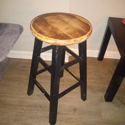 Stool (Wooden Bar Stool 24 In High)