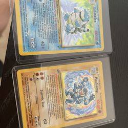 1st Edition machamp, Blaostoise 