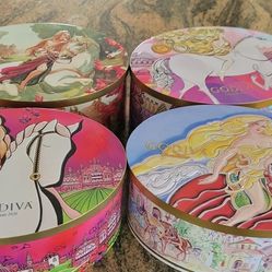 Collectable Godiva Chocolate Tins