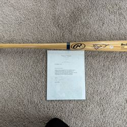 Adam Dunn Signed Baseball Bat With COA