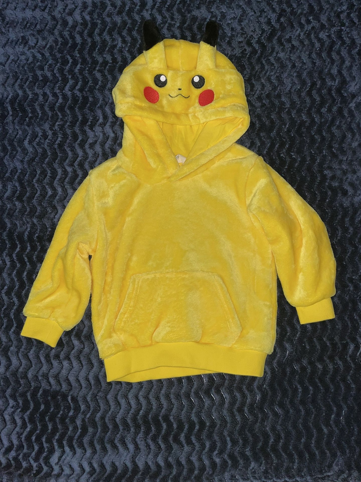 H&M Pokemon Pikachu Toddler Size 2T Hoodie Pullover Sweatshirt Anime Manga