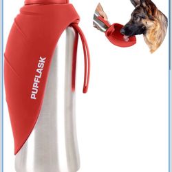 PupFlask Large Dog Water Bottle | 27 or 40 OZ Stainless Steel 