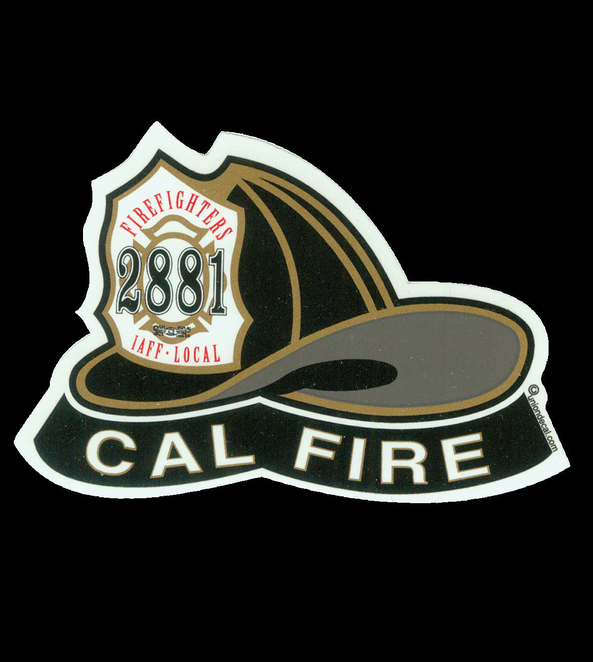 CAL FIRE Department Rear Window Sticker