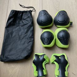 Kids Knee/Elbow Pads And Wrist Guards