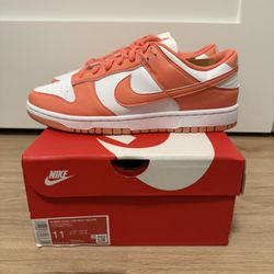 Nike Dunk Low “Light Wild Mango” Women’s Size 11/Mens Size 9.5 DD1873-109
