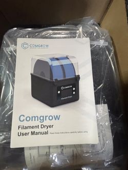 Comgrow Filament dryer for 3d Printing, New in box