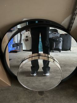 New black statement mirrors  - name your price!