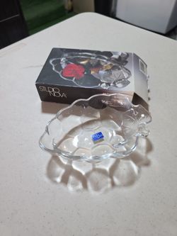 Studio Nova Clear Glass Decorative Bowl