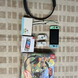 Animal Crossing Nintendo Switch With Ring Fit game