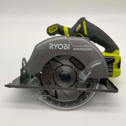 SOLD - RYOBI ONE+ HP 18V Brushless Cordless 7-1/4 in. Circular Saw (Tool Only) - P508