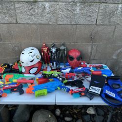 toy guns, marvel toys and more