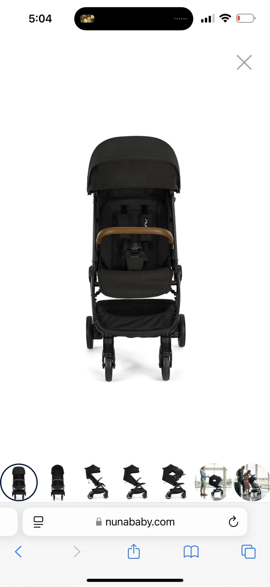 Nuna trvl stroller (Used)