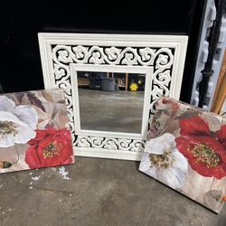 Decorative Mirror And Pictures