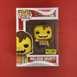 Funko Pop! The Simpsons Nelson Muntz #1205 Hot Topic Exclusive