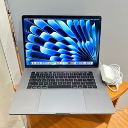 APPLE MACBOOK PRO 15.6” 2019 8-CORE INTEL i9 32GB RAM 512GB SSD OS SONOMA Radeon pro 560X Graphics!!!