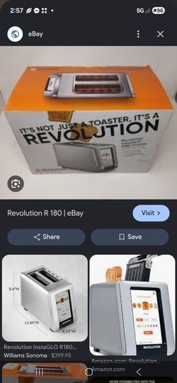 Revolution InstaGLO R180 Toaster in Box