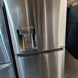 LG Counter Depth Stainless Steel French Door 4 Door Refrigerator 